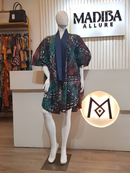 Adire Kimono