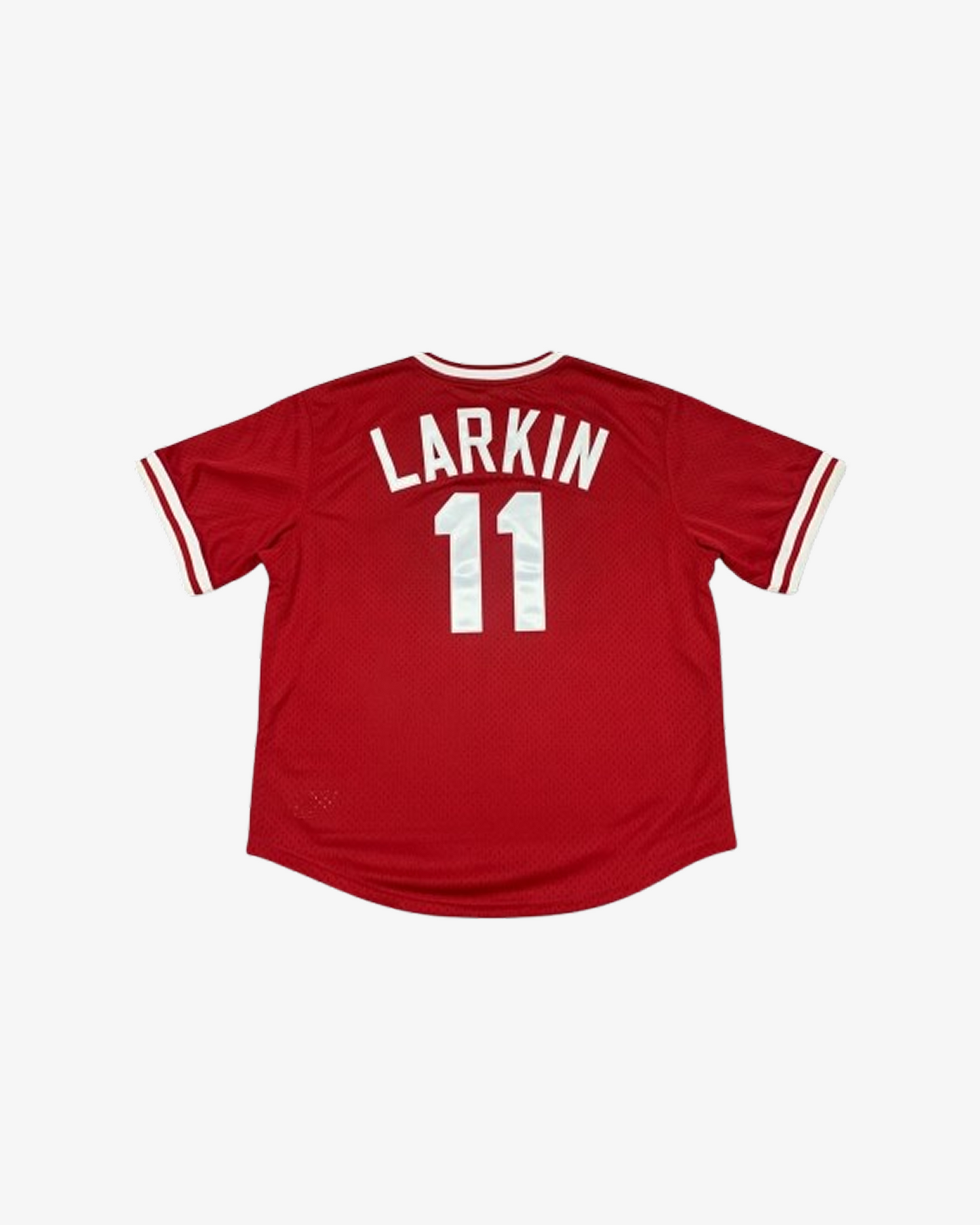 Mitchell & Ness Barry Larkin Cincinnati Reds Throwback Jersey – Cooperstown Collection