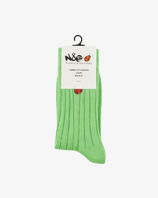 Nicole Glovanni Cotton Luxury Socks in 3 Colours - Pack of 1 Pair