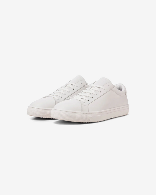 Jack & Jones Leather Sneakers - White
