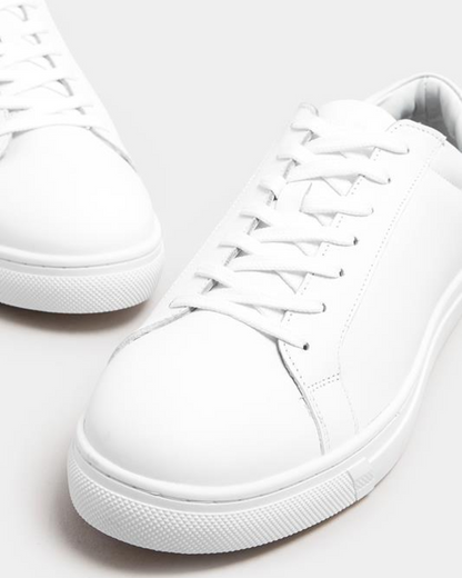 Jack & Jones Leather Sneakers - White