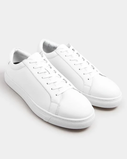 Jack & Jones Leather Sneakers - White