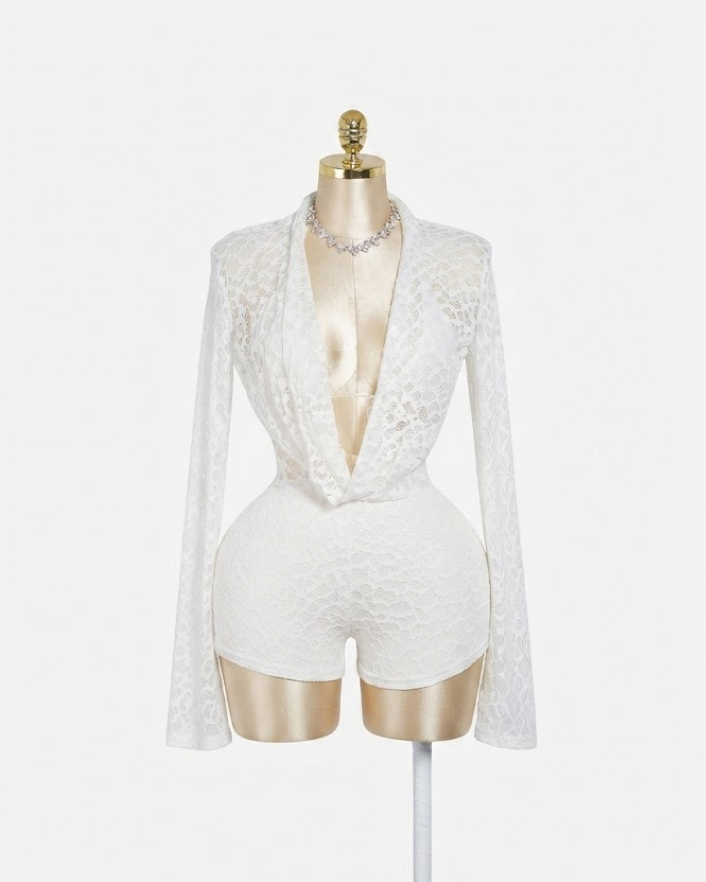 Off White Lace 3pc Set