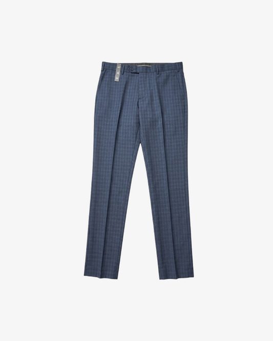 Park Avenue Check Slim Straight Formal Men’s Corporate Trouser