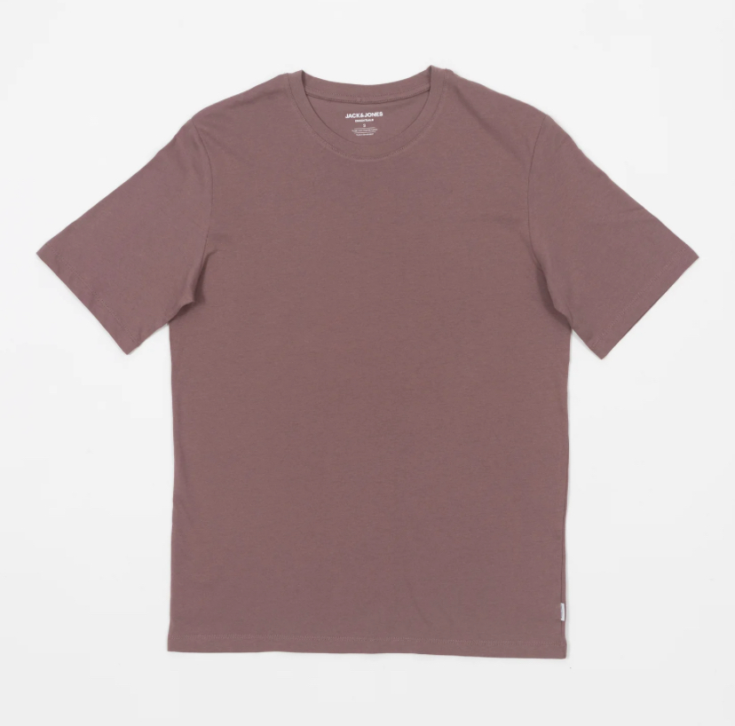 JACK & JONES JJEORGANIC BASIC SHORT SLEEVE T-SHIRT IN RED