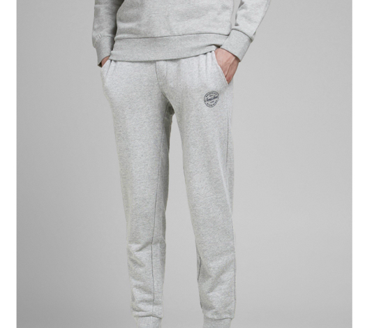 JACK & JONES JPSTGORON JJSHARK SWEATPANTS IN GREY