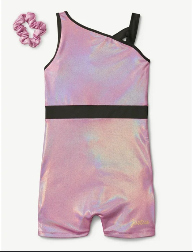 JUSTIC DANCE GYM JUMPSUIT IN PINK_M