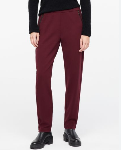 Boohooman Burch Jeff Trouser In Wine
