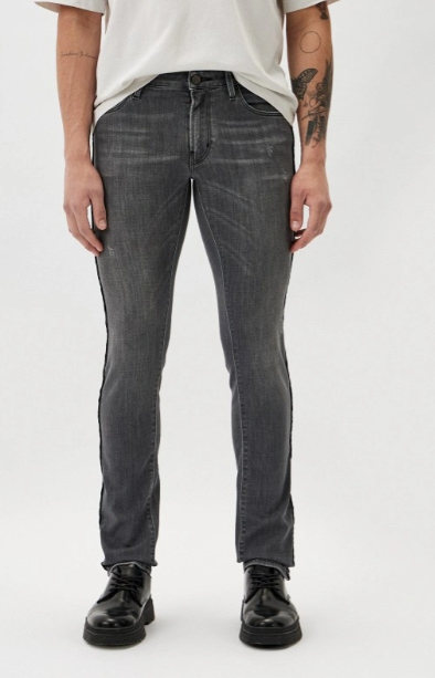 Milos pewter chinos in grey
