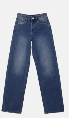 Adptmah dallas men wide fit denim jean in blue