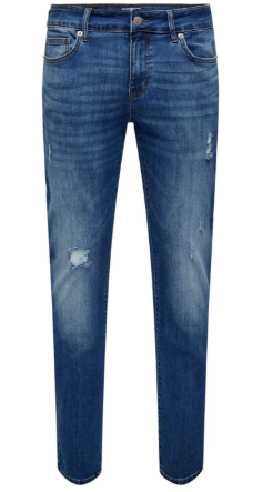 Onsloom slim blue dam jean in blue_30r