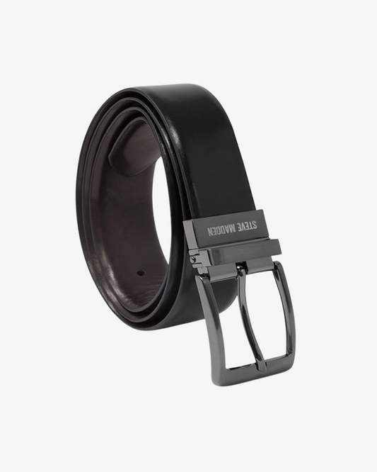 Steve Madden Reversible Men’s Leather Classic Dress Belt