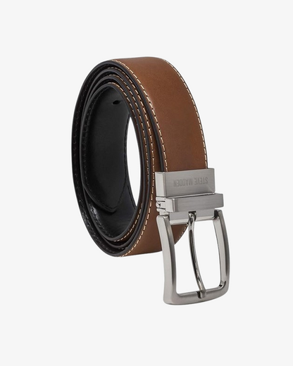 Steve Madden Reversible Men’s Leather Classic Dress Belt