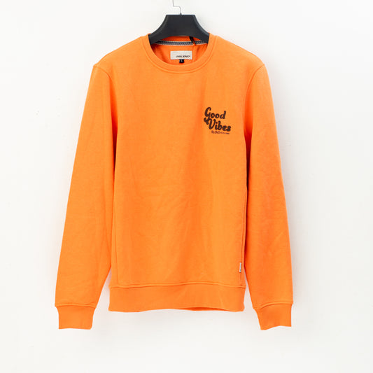 BLEND GOOD VIBES MEN'S SWEATSHIRT IN ORANGE