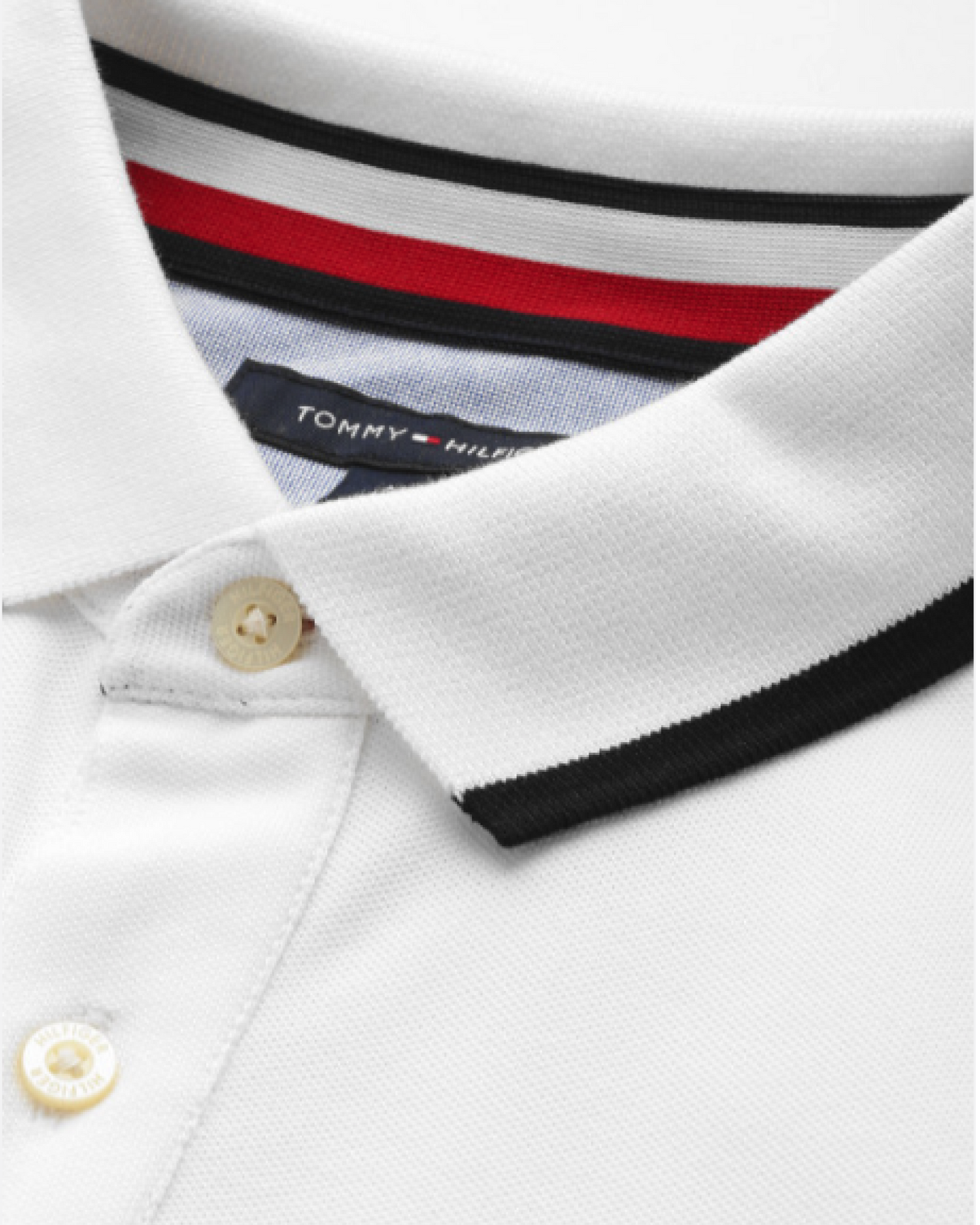 Tommy Hilfiger Brand Logo Printed Collar Slim Fit PoloShirt