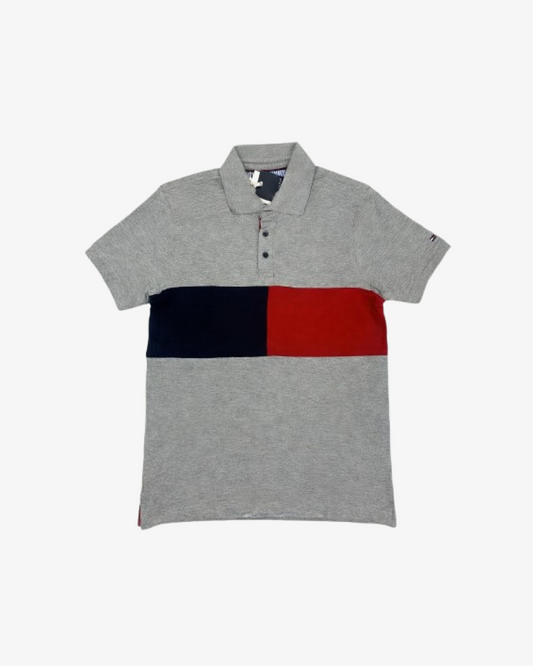 Tommy Hilfiger Cut & Sew Striped Polo T-Shirt
