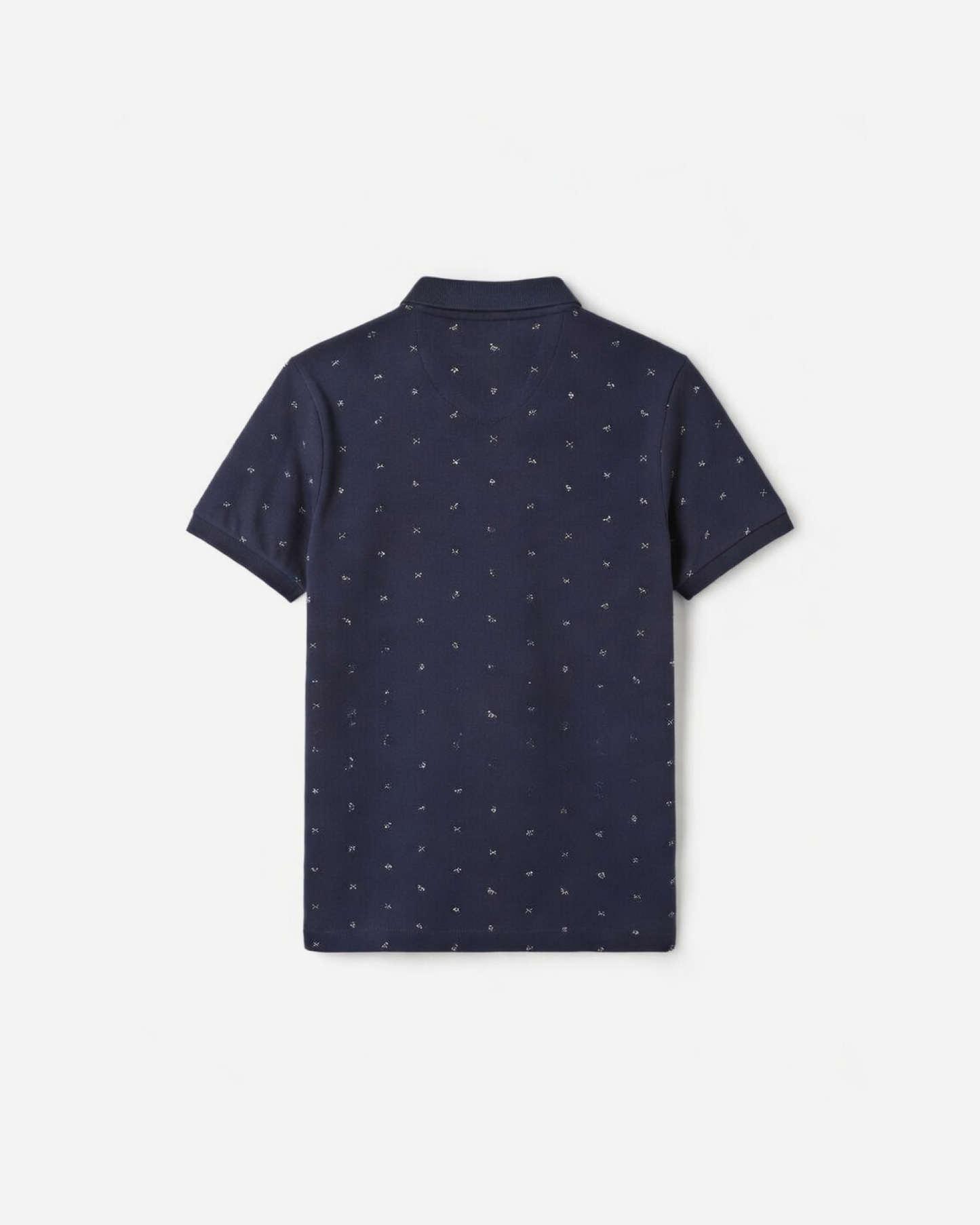 U.S. Polo Assn. Printed Poloshirt – White, Yellow & Navy