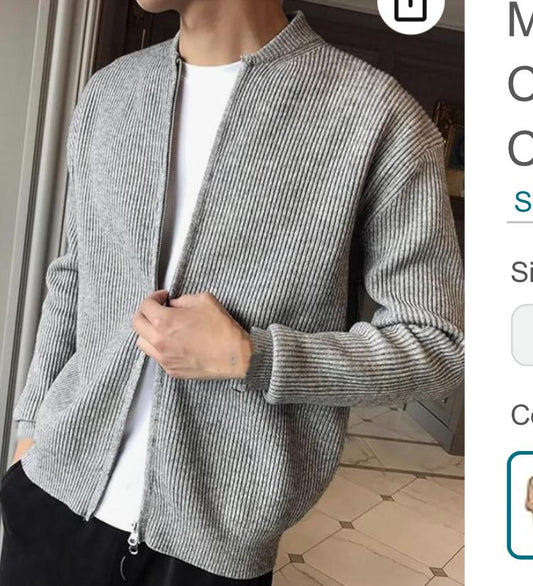 BOOHOOMAN INA KNITWEAR IN GREY