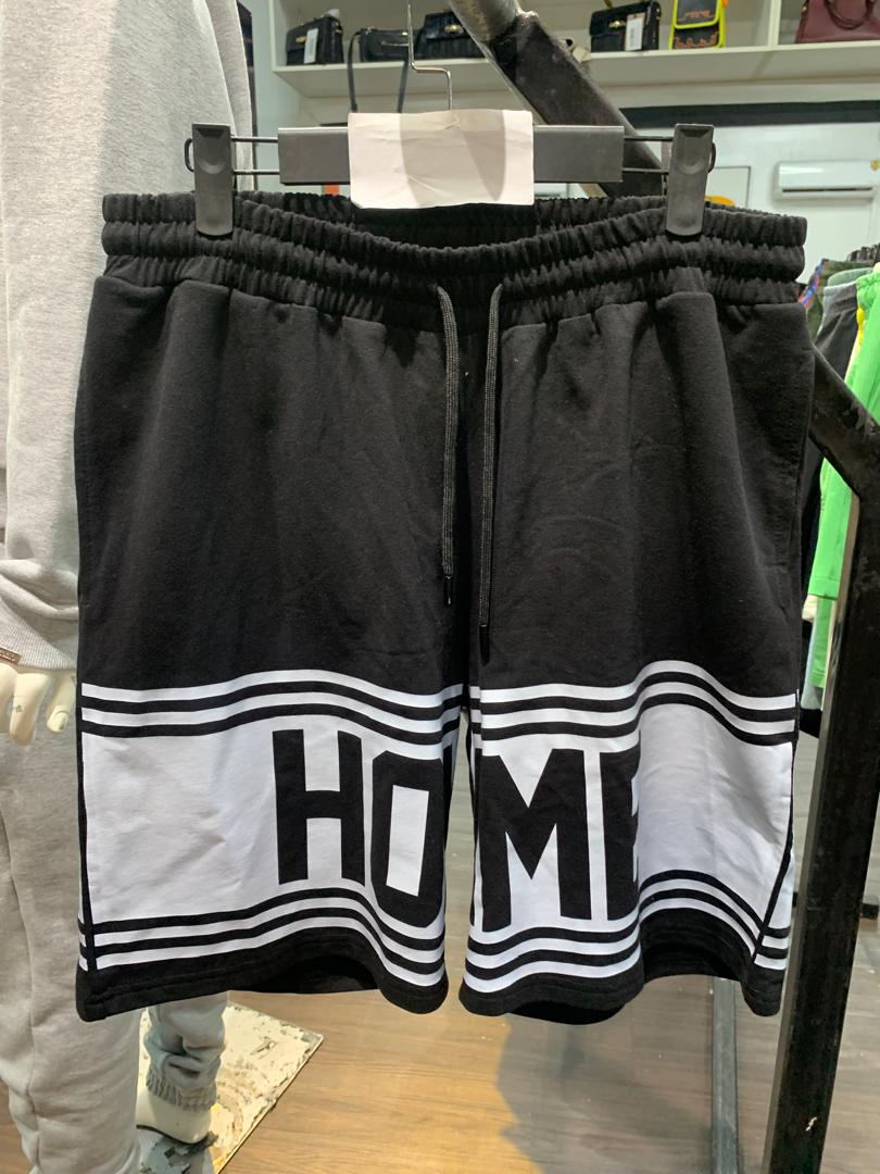 BOOHOOMAN HOMME HOME SHORTS IN BLACK