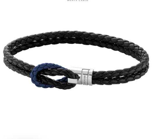 TOMMY HILFIGER KNOTTED STRAND BRACELE IN BROWN