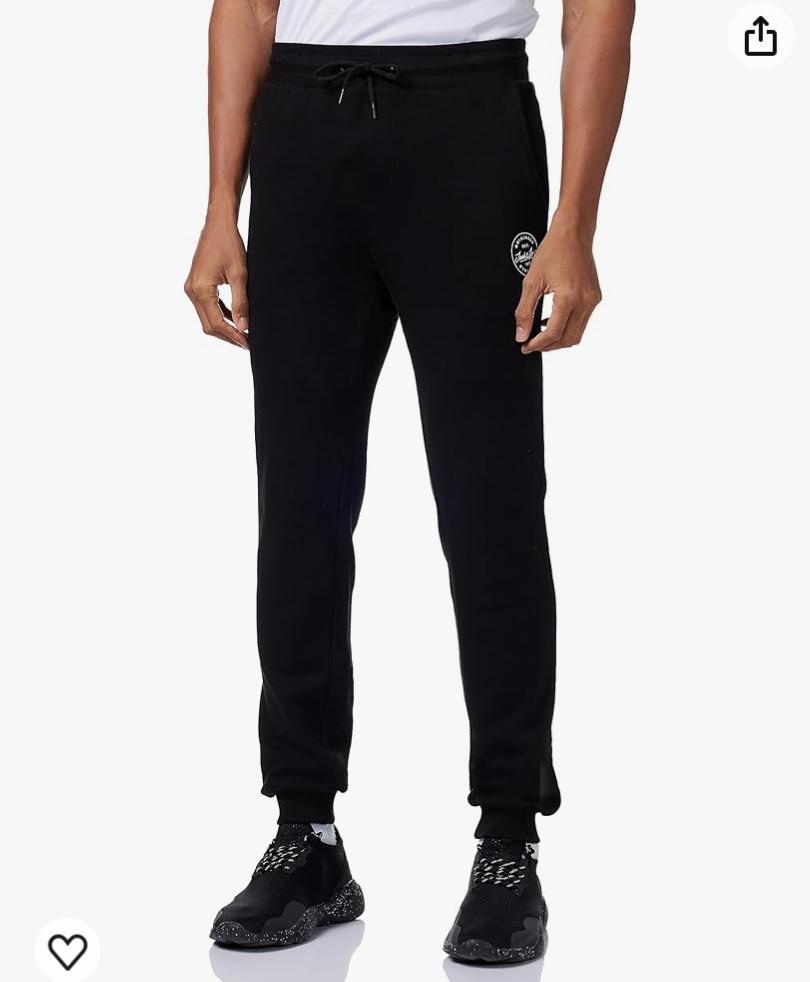 JACK & JONES JPSTGORON JJSHARK KID SWEAT JOGGER PANTS IN BLACK