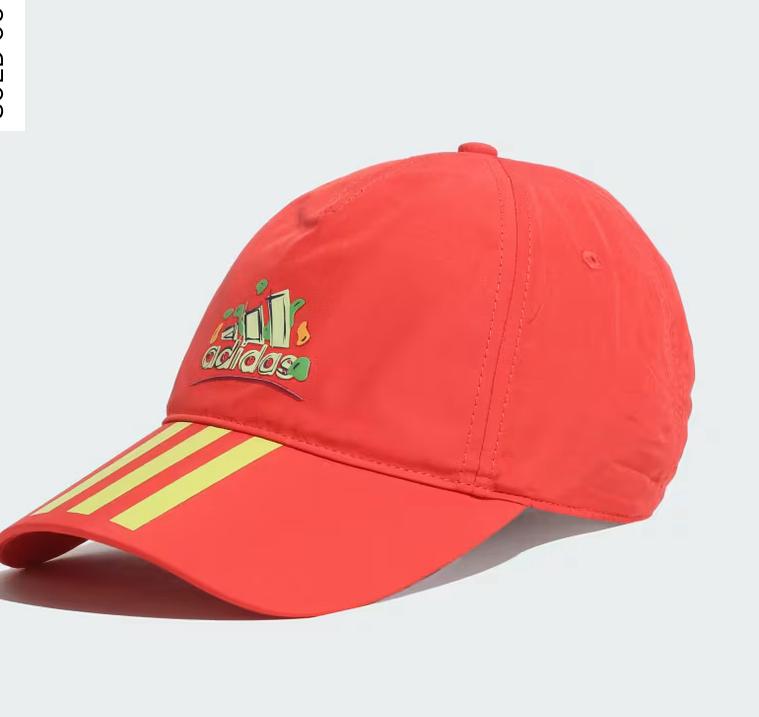 ADIDAS BASEBALL 3 STRIPES CME CAP IN ORANGE