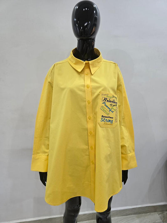 Over Sized Shirt (Yellow)