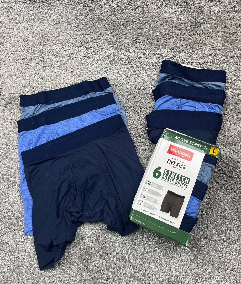 Wrangler 6pc Stretch Boxer Briefs