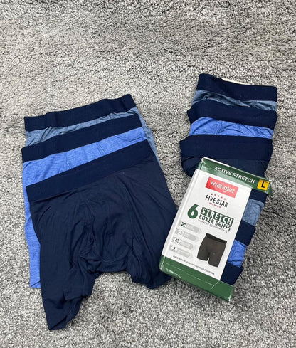 Wrangler 6pc Stretch Boxer Briefs