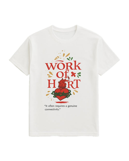 Jochdunse Work Of Heart Graphic Tee In White