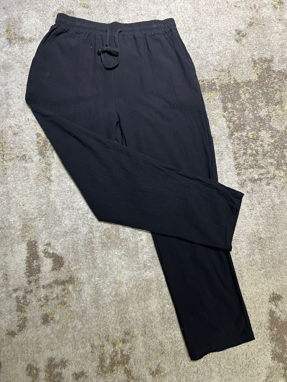 Boohooman Loose Fit Linen Pant