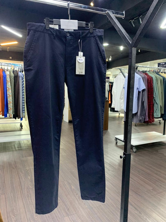 CASUAL FRIDAY CFVIGGO COTTON STRETCH PANTS| NAVY