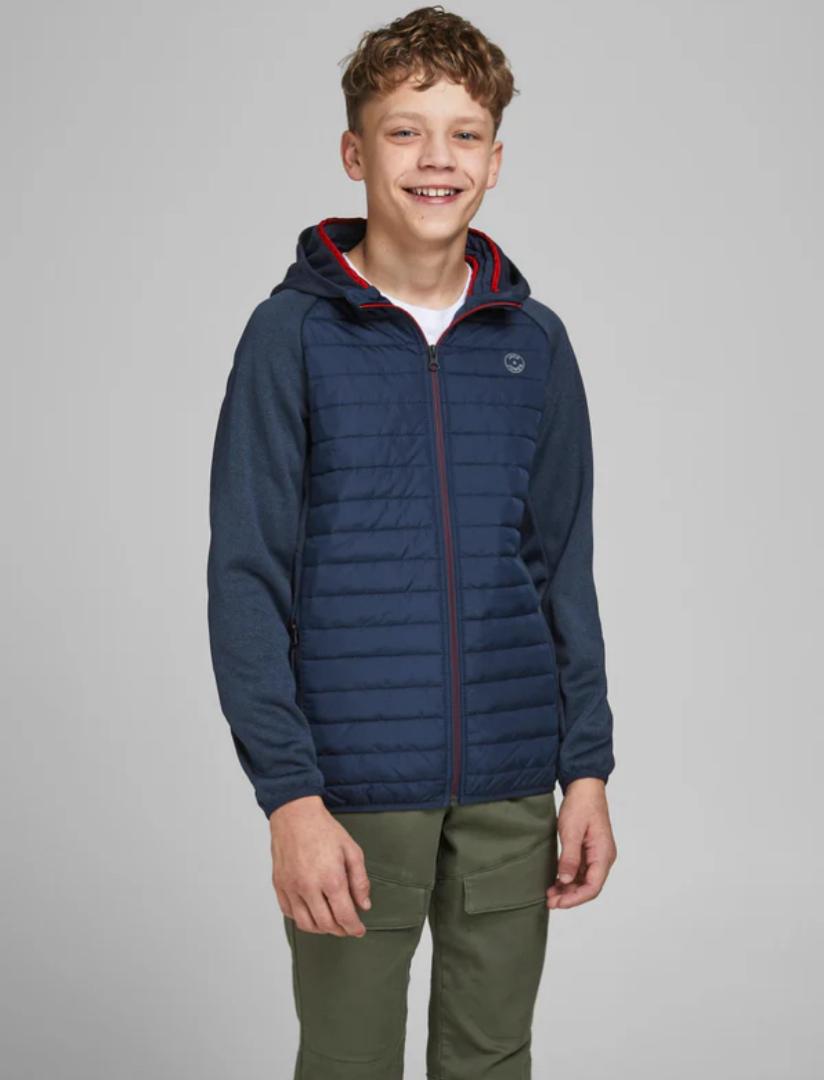 JACK & JONES JJEMULTI QUILTED JACKET NOOS JNR IN NAVY