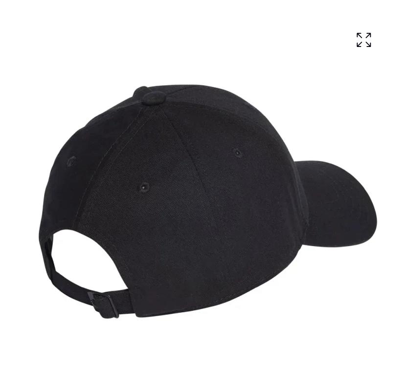 ADIDAS BIG TONAL LOGO BASEBALL CAP IN BLACK