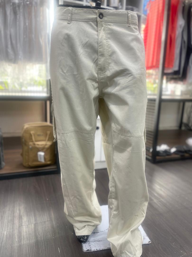 Boohooman Plus Fixed Ripstop Cargo Zip Trouser With Woven Tap