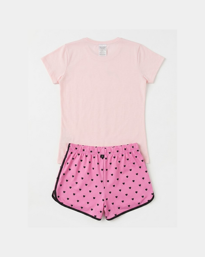 Women’s Comfortable Cotton Nightwear Top & Short Set