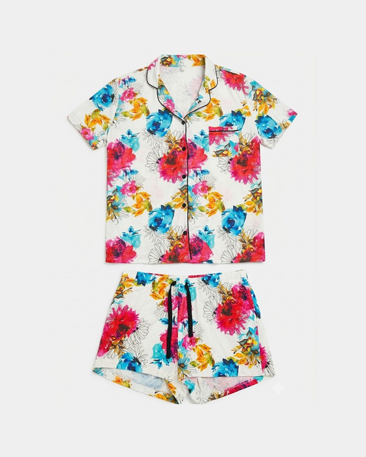 Women’s Comfortable Cotton Nightwear Top & Short Set