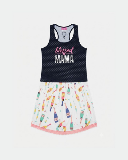 Women’s Comfortable Cotton Nightwear Top & Short Set