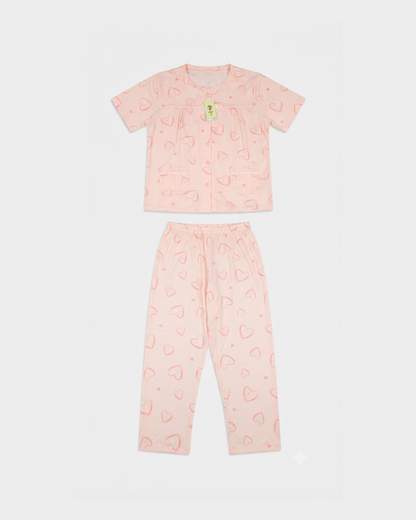 Women’s Pyjama Comfortable Cotton Nightwear Top & Pant Set