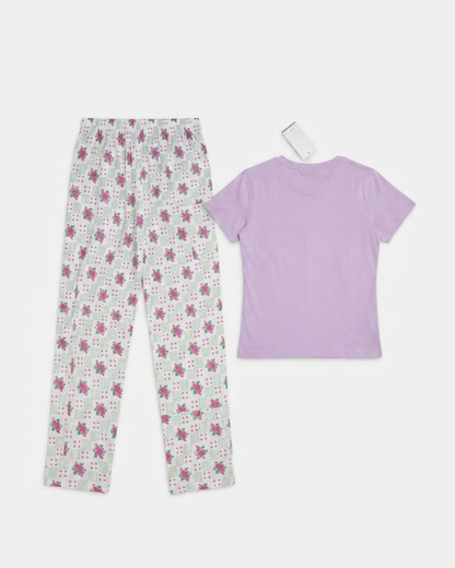 Women’s Pyjama Comfortable Cotton Nightwear Top & Pant Set