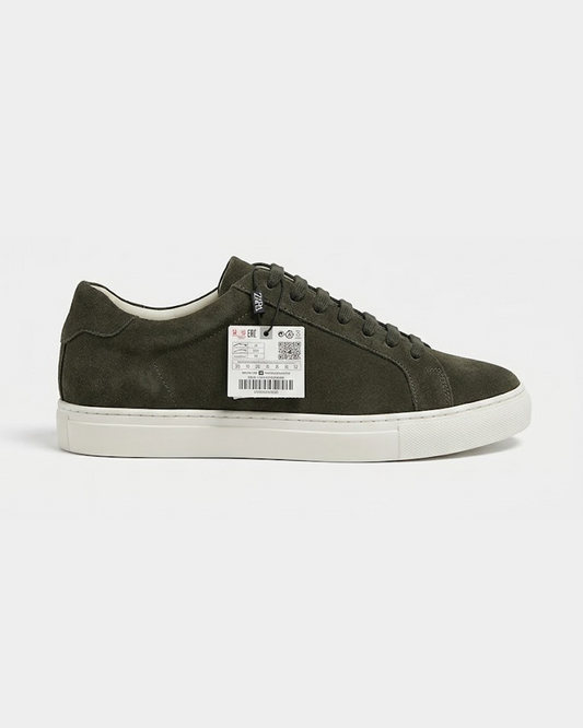 Zara Leather Trainers Sneaker