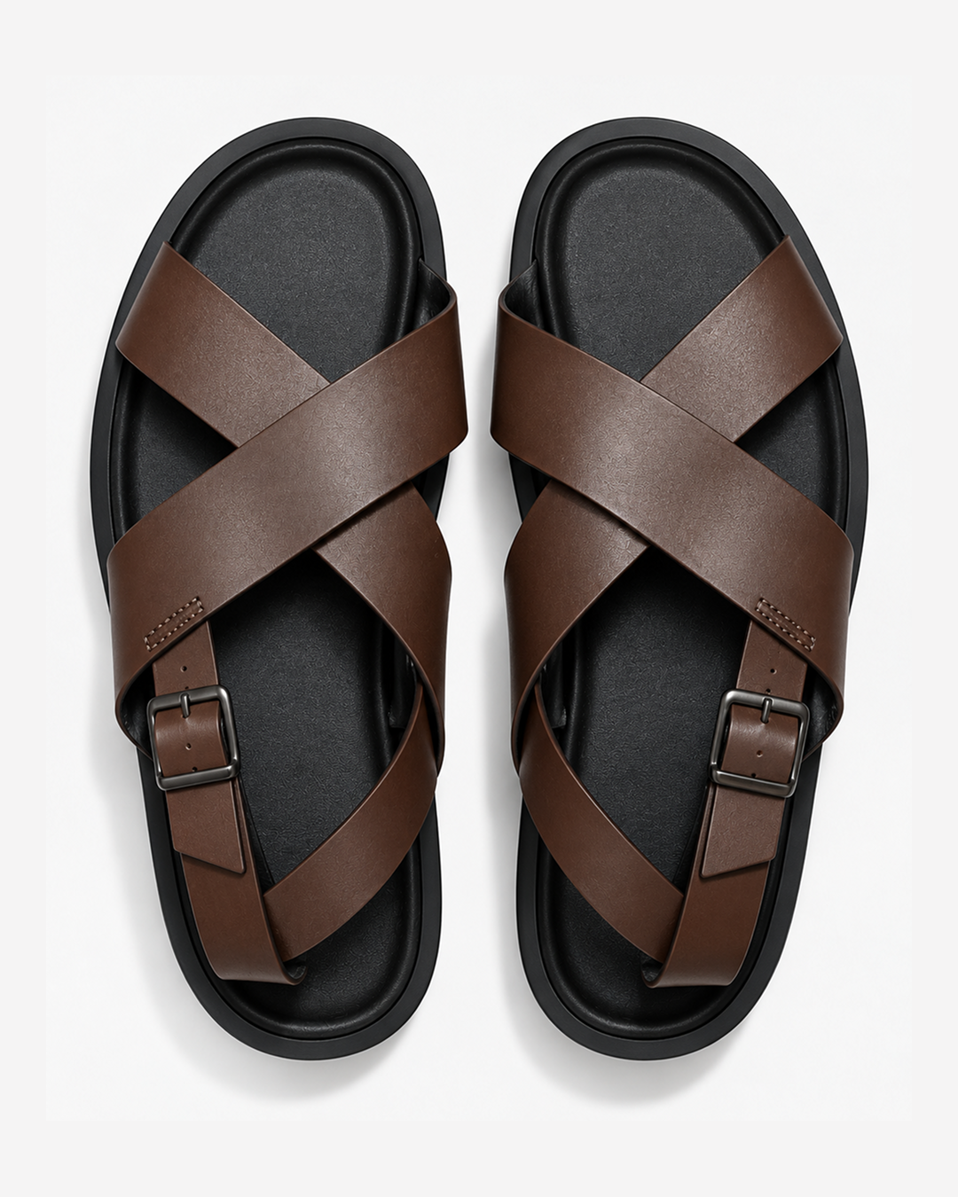 Zara Strap Leather Sandal