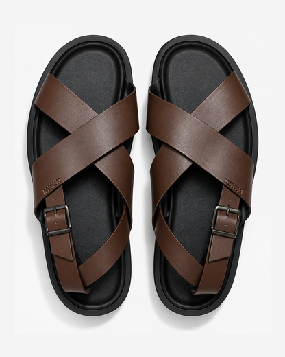 Zara Strap Leather Sandal