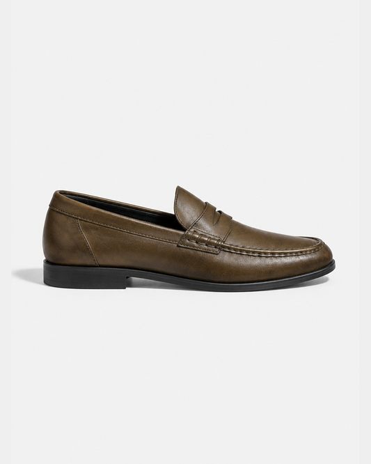 Zara Suede Loafers Shoe