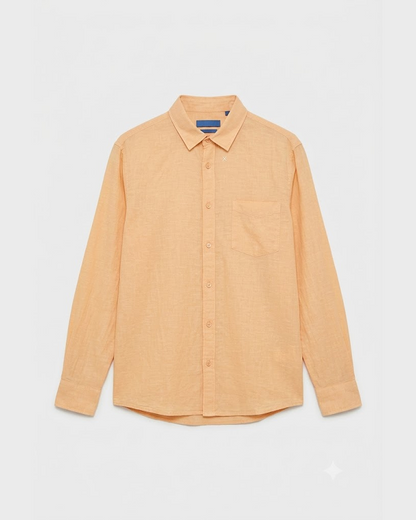 Zara Tailored Linen Casual Shirt