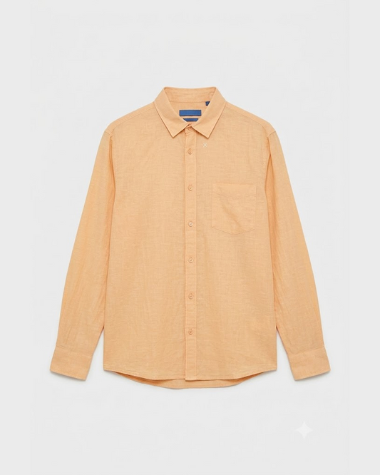 Zara Tailored Linen Casual Shirt