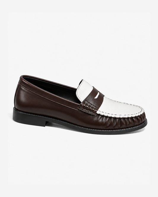 Zara Two Tone Loadfers Shoe
