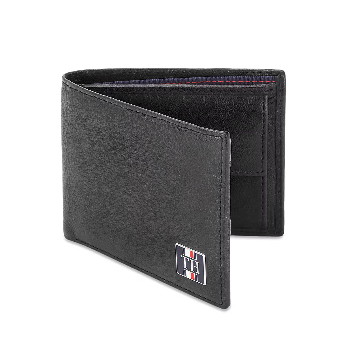 Tommy Hilfiger Flag Leather Bifold Credit Card Wallet