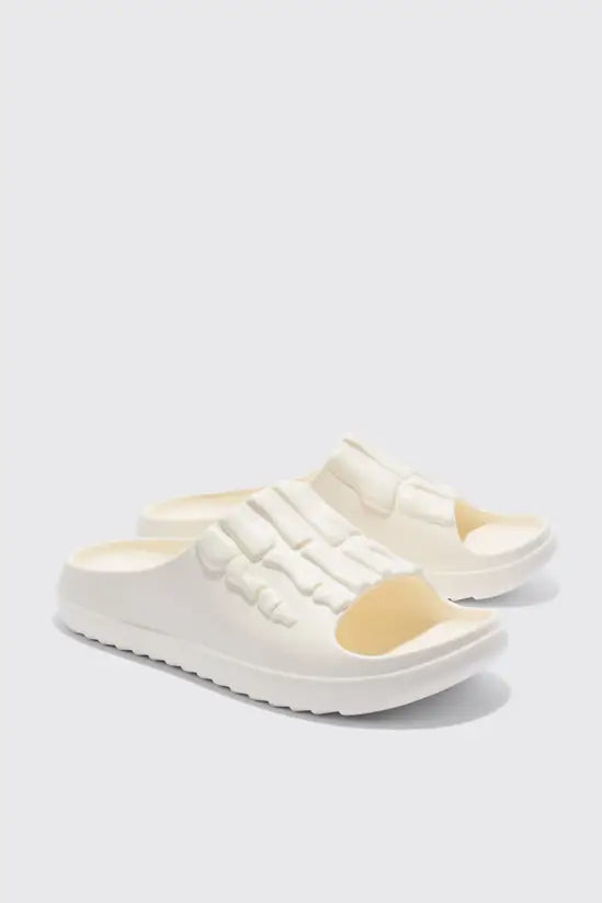 Boohooman Perforated Skeleton Moulded Slider