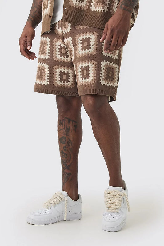Boohooman Tall Elastic Waist Short